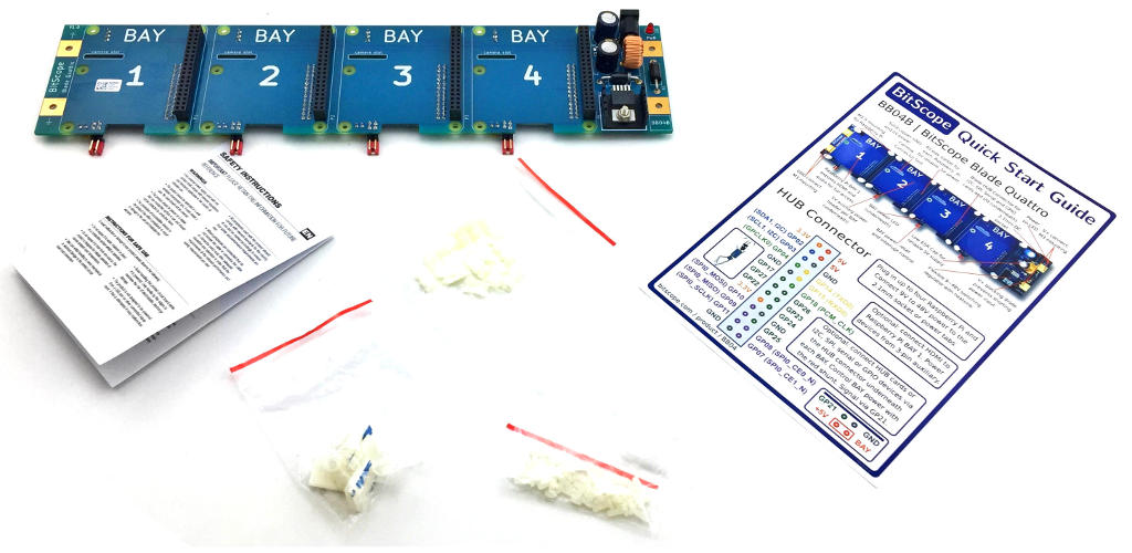 BitScope Blade Quattro Package Contents.